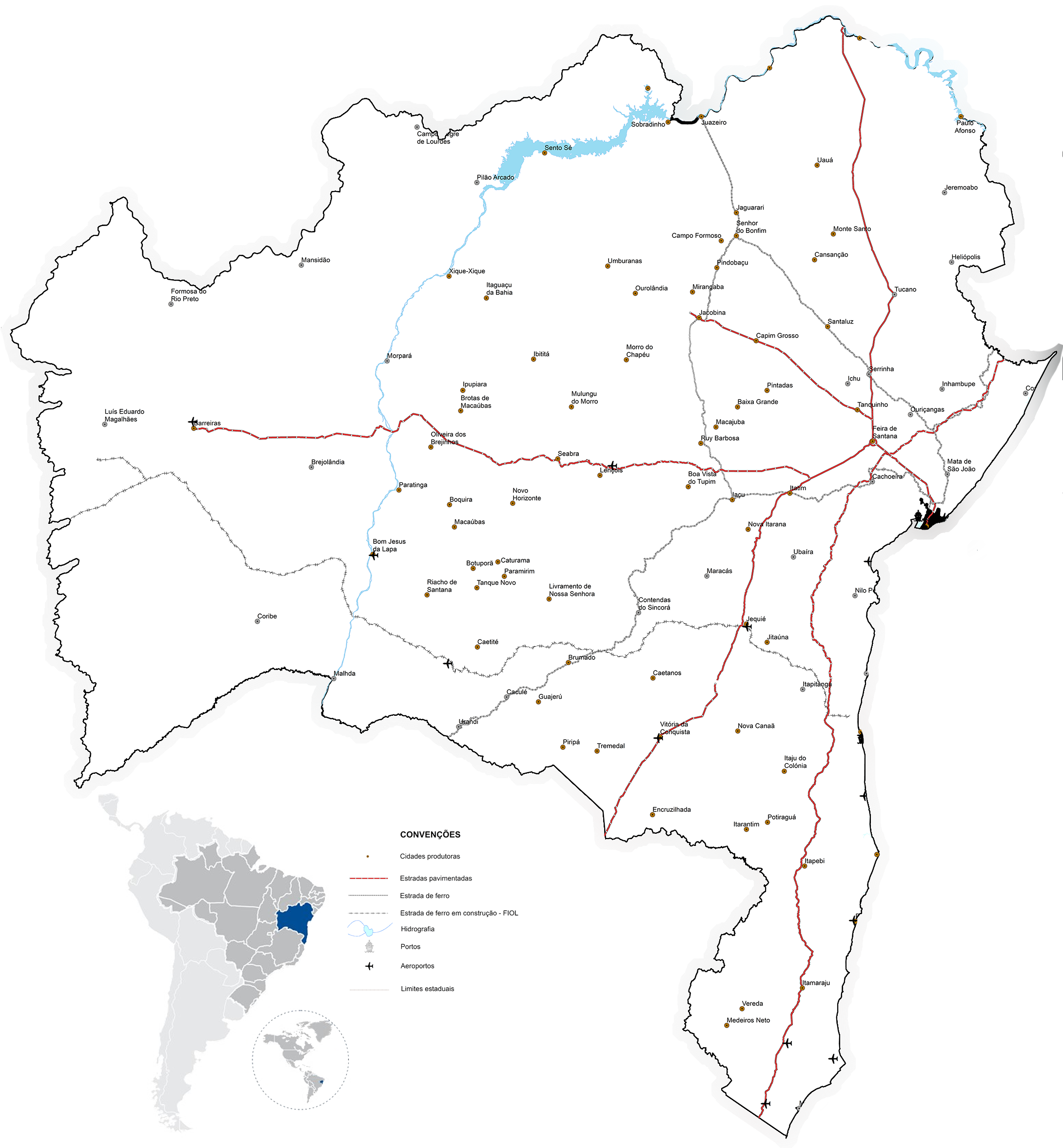 Mapa Geológico da Bahia Interativo